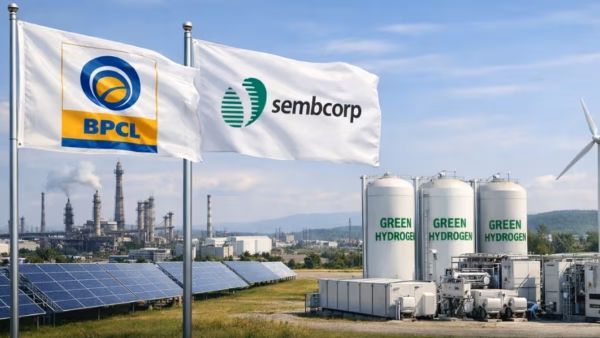 न्युईन ग्रीन एनर्जी (BPCL–SEMBCORP संयुक्त उपक्रम) को नुमालीगढ़ रिफाइनरी से 10 केटीपीए ग्रीन हाइड्रोजन आपूर्ति का अनुबंध