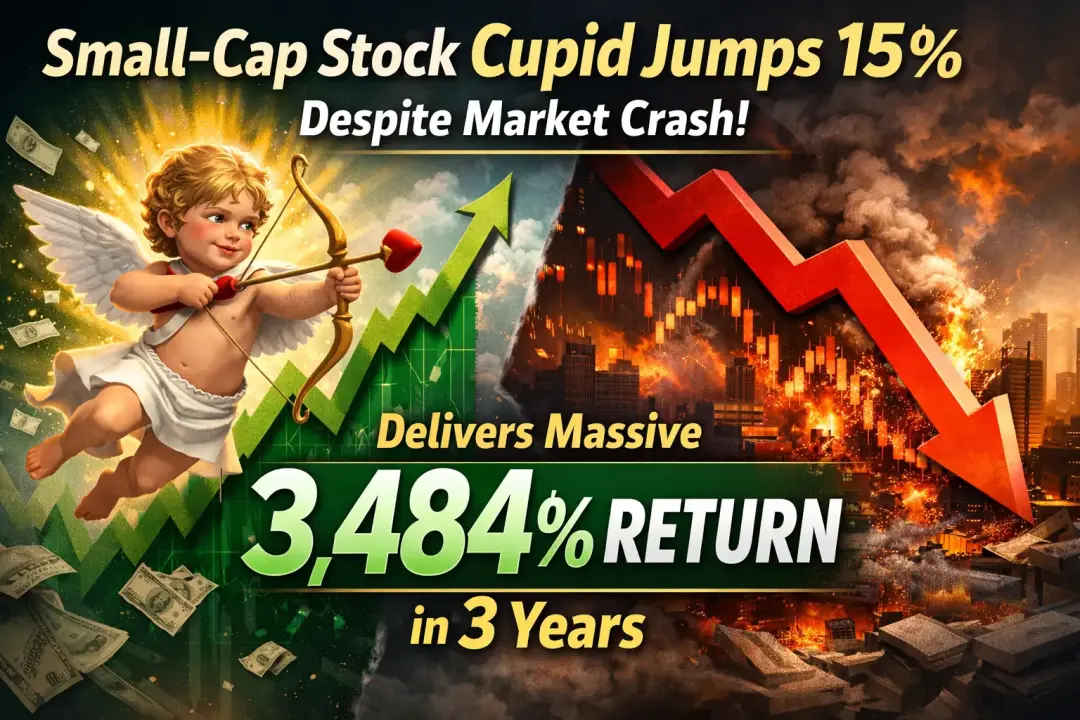 बाजार गिरने के बीच Cupid का शेयर 15% उछला, 3 साल में दिया 3,484% का जबरदस्त रिटर्न