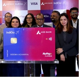 हर स्वाइप के साथ पाएँ और भी बहुत कुछ: एक्सिस बैंक और इंडिगो ने यात्रा और लाइफस्टाइल अनुभवों को नया रूप देने के लिए को-ब्रांडेड क्रेडिट कार्ड लॉन्च किए