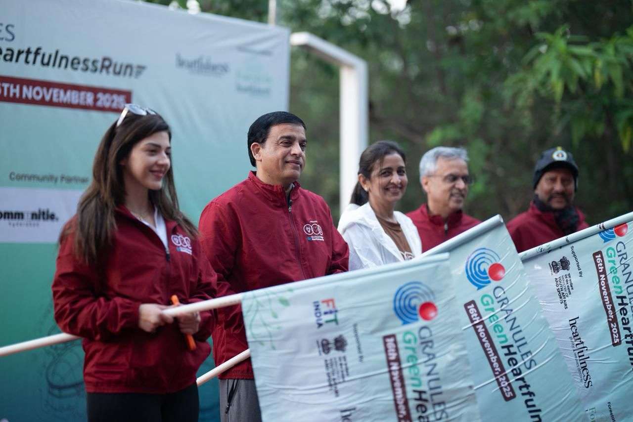 ग्रैन्यूल्स ग्रीन हार्टफुलनेस रन और प्लांटेशन वीक के चौथे संस्करण में 100,000 धावकों ने 10,000 से अधिक पौधे उगाए