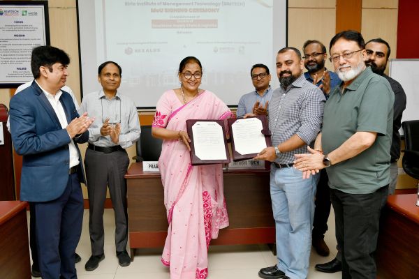 बिमटेक और हेक्सालॉग के बीच एमओयू, सप्लाई चेन एवं लॉजिस्टिक्स में सेंटर ऑफ एक्सीलेंस स्थापित होगा