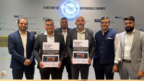 भारत फोर्ज और आरटीएक्स की प्रैट एंड व्हिटनी कनाडा मिलकर तलाशेंगे भारत के स्वदेशी हेल यूएवी कार्यक्रम के लिए टर्बोप्रॉप इंजनों की संभावनाएं