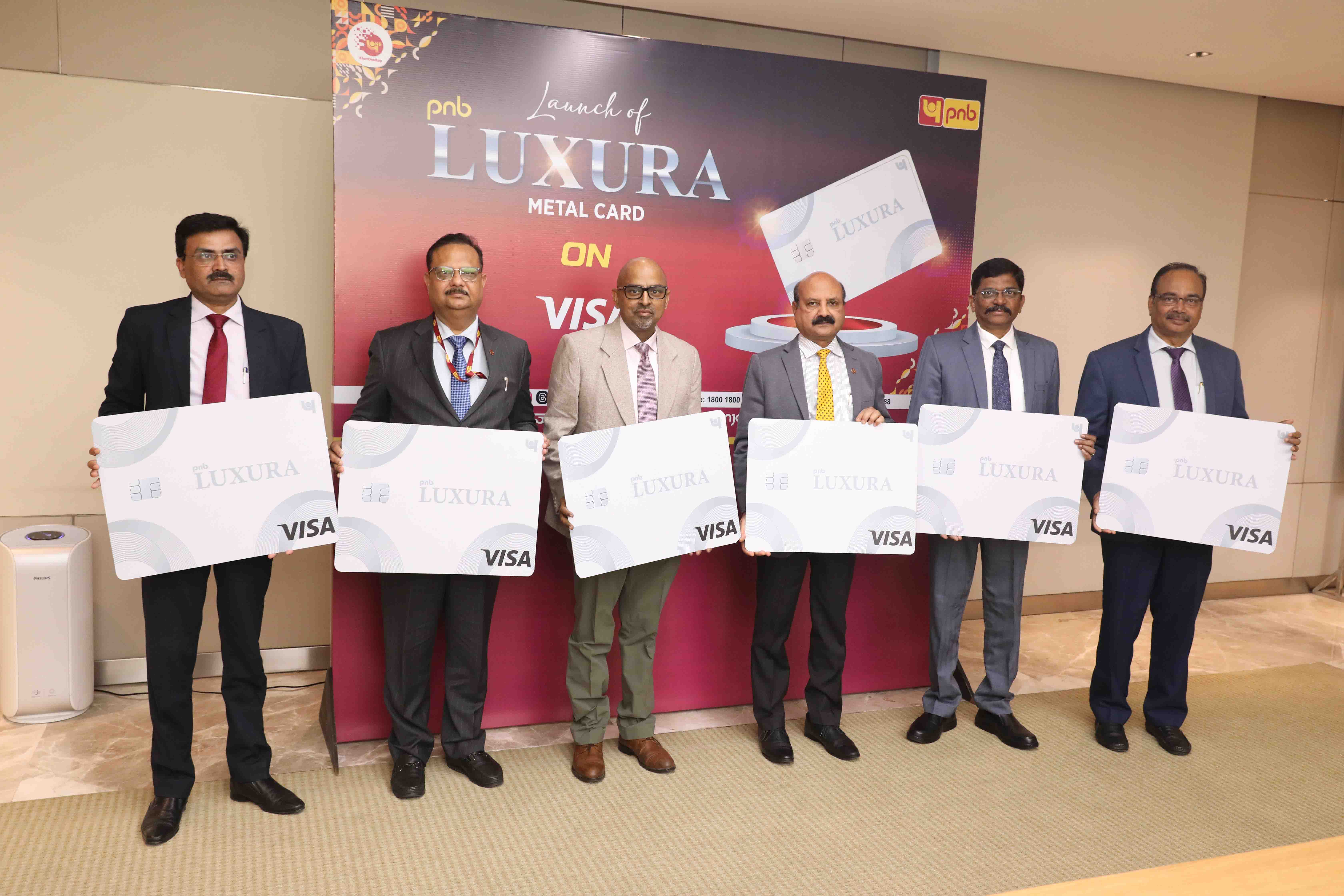 पीएनबी ने वीजा इनफाइनाइट प्लेटफार्म पर लॉंच किया LUXURA मेटल क्रेडिट कार्ड