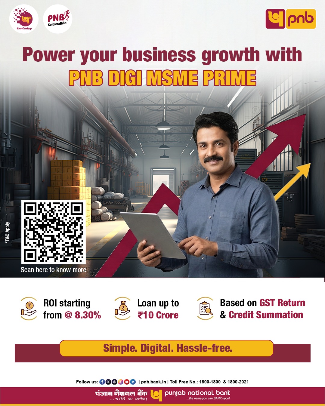पंजाब नैशनल बैंक (PNB) ने एमएसएमई (MSME) क्षेत्र को सशक्त बनाने के लिए ‘डिजी एमएसएमई प्राइम’ (Digi MSME Prime) लॉन्च किया है